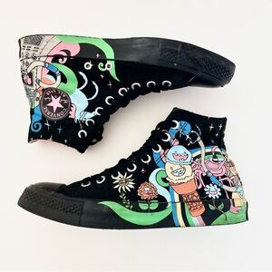 Limited Edition Chuck Taylor Converse All Star Rick Morty Hi-Top Men's 7 W’s 9